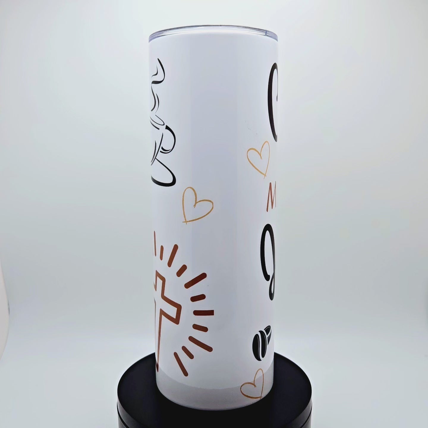 Coffee Gets Me Started Jesus Keeps Me Going 20 oz. Tumbler