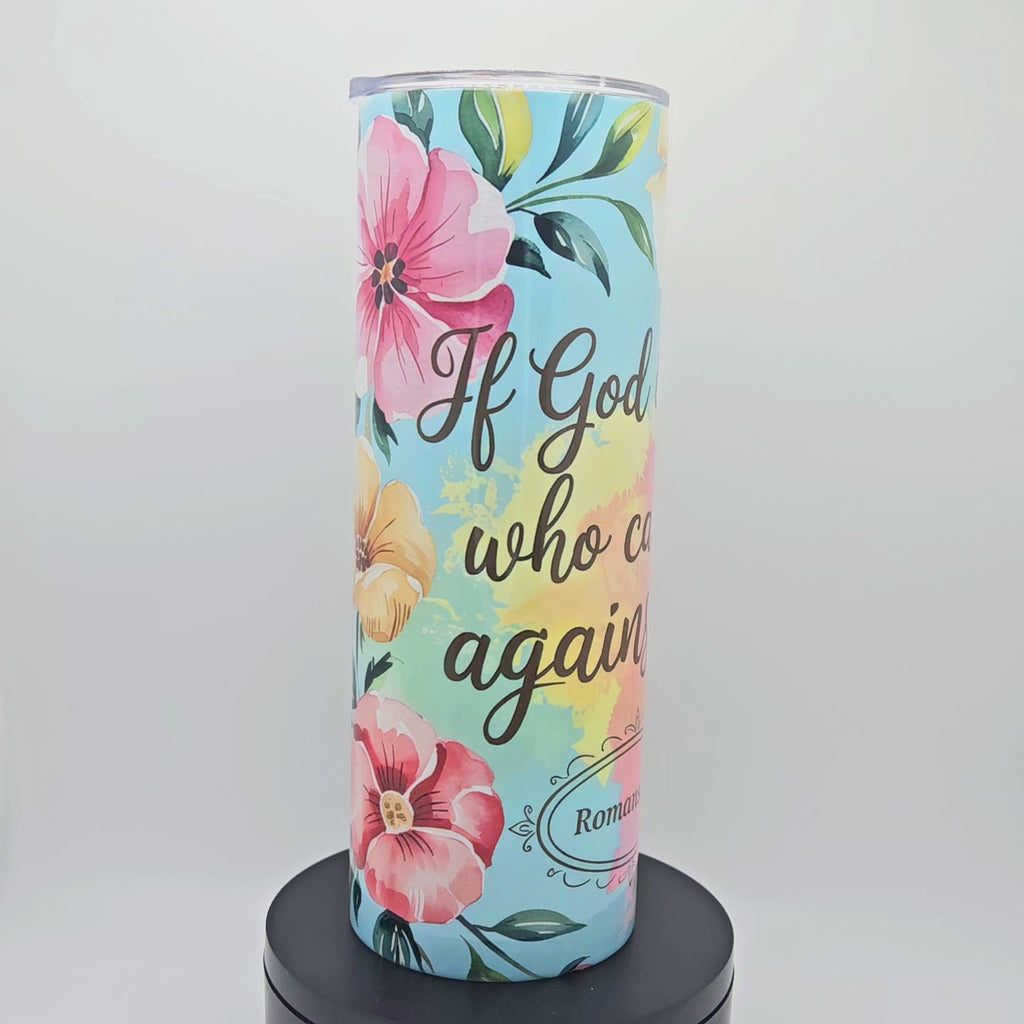 Romans 8:31 20 oz. Tumbler