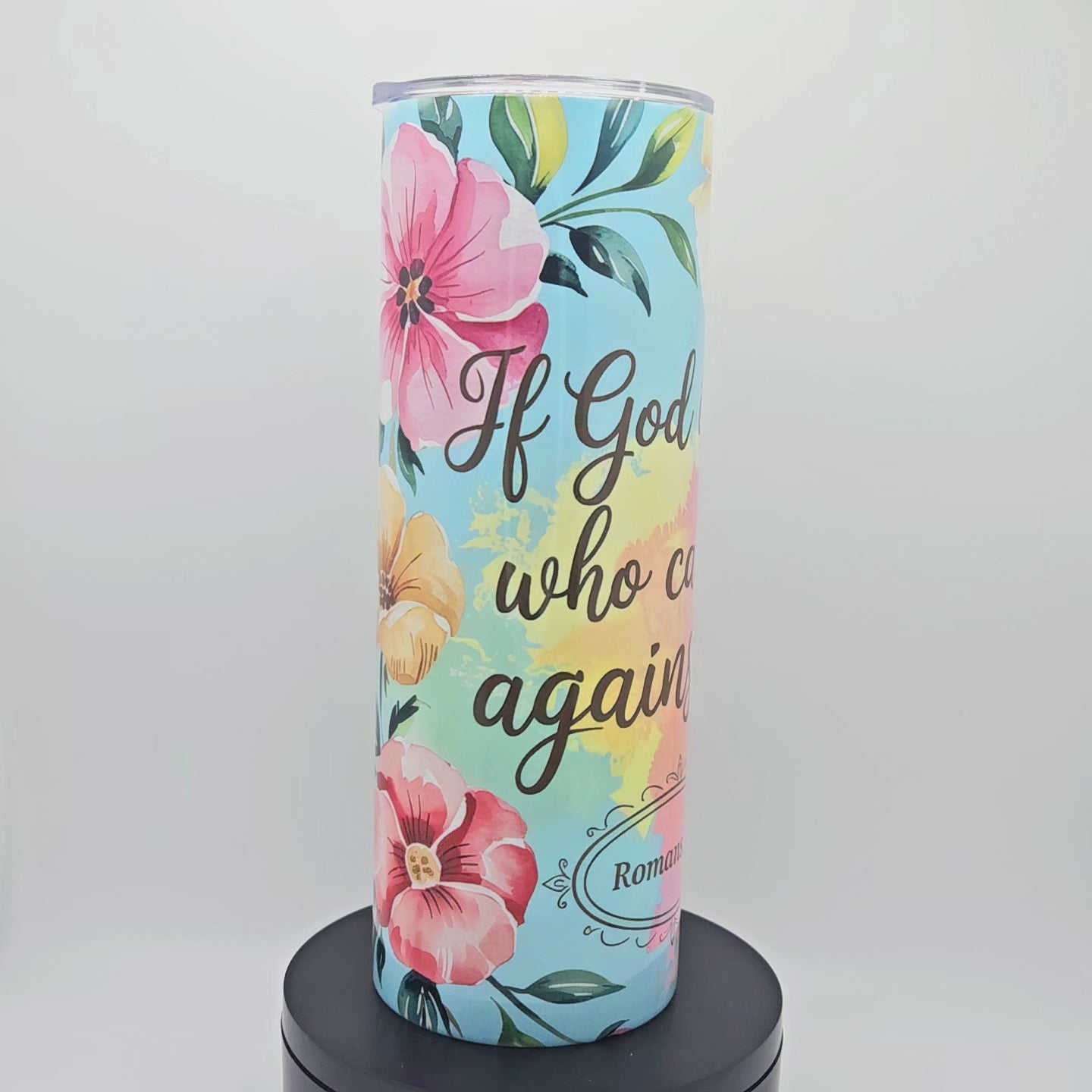 Romans 8:31 20 oz. Tumbler