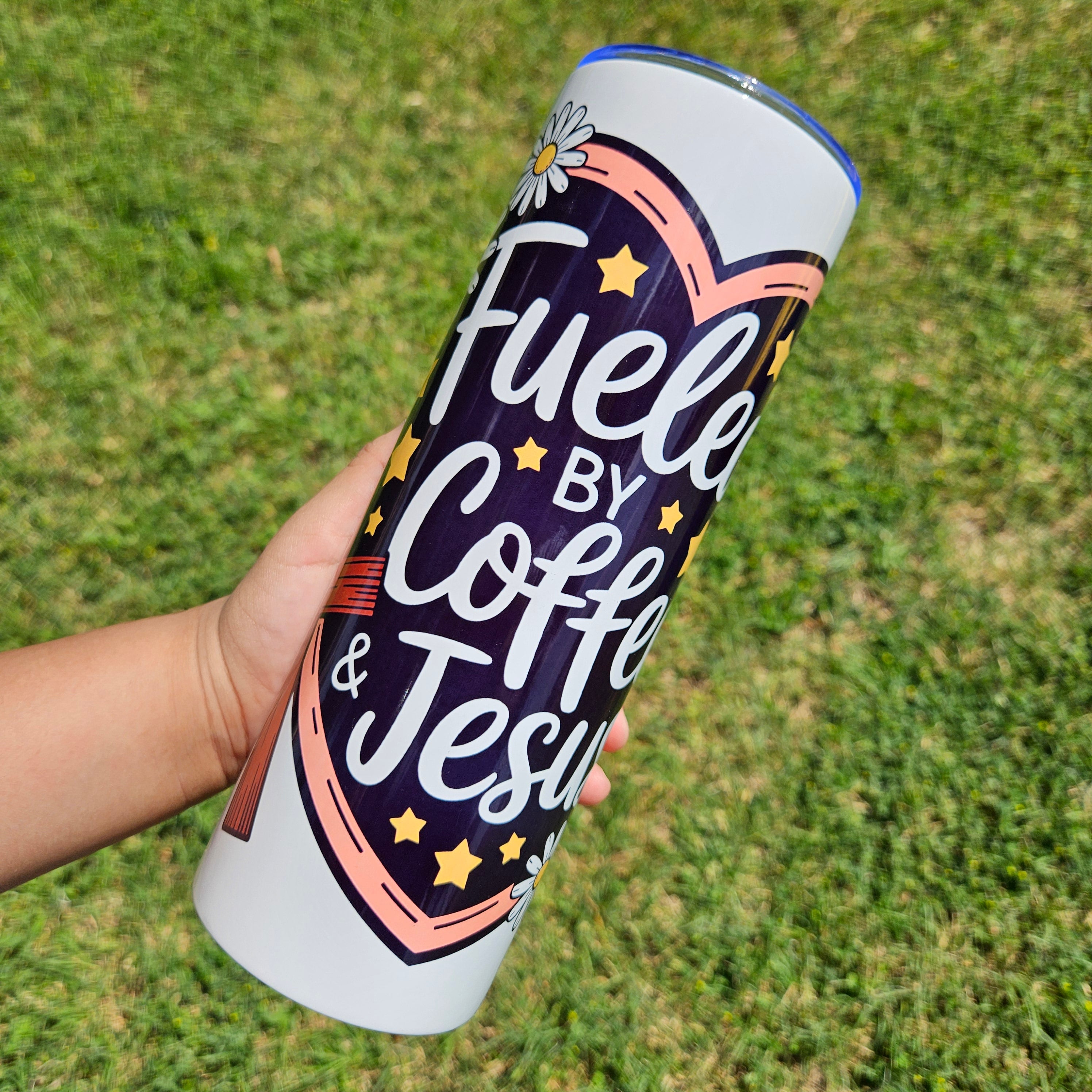 Fueled By Coffee And Jesus 20 oz. Tumbler